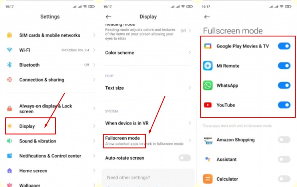 Cara Menghidupkan Mode Full Screen di HP Android