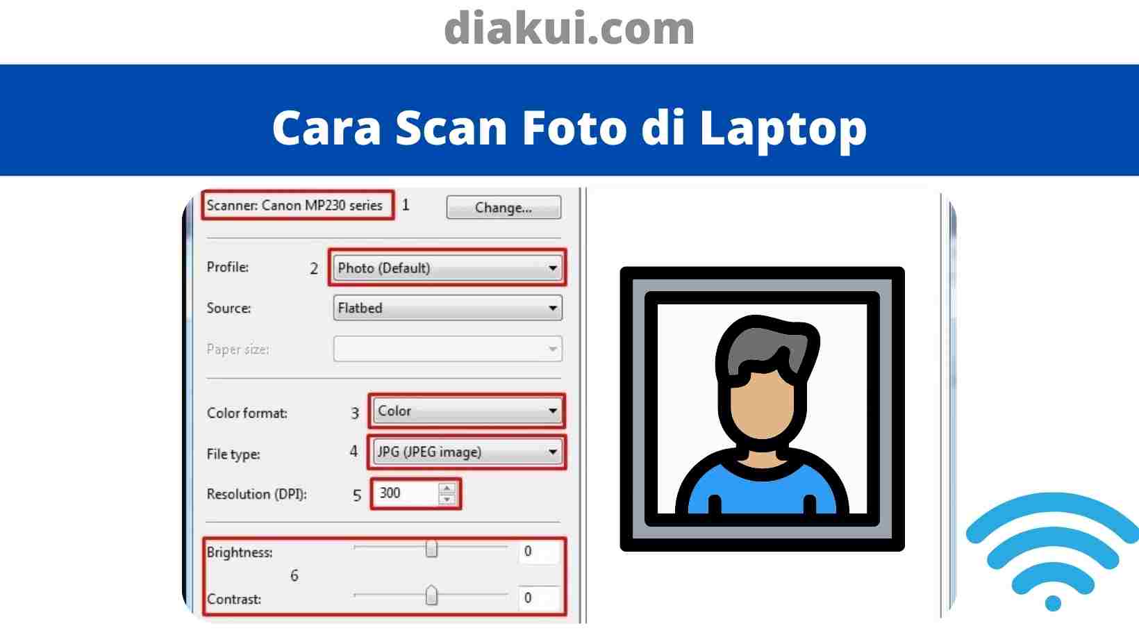 cara scan foto di laptop tanpa aplikasi