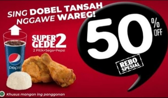 Iklan Bahasa Jawa Untuk Fast Food