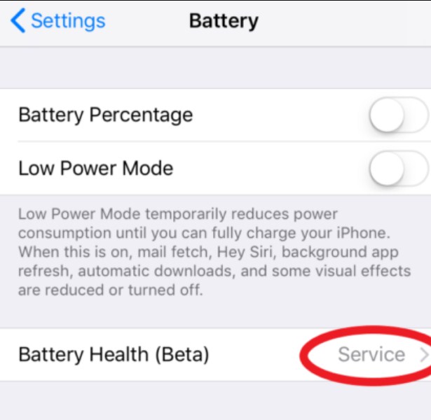 Mengapa Baterai iPhone Ada Tulisan Service