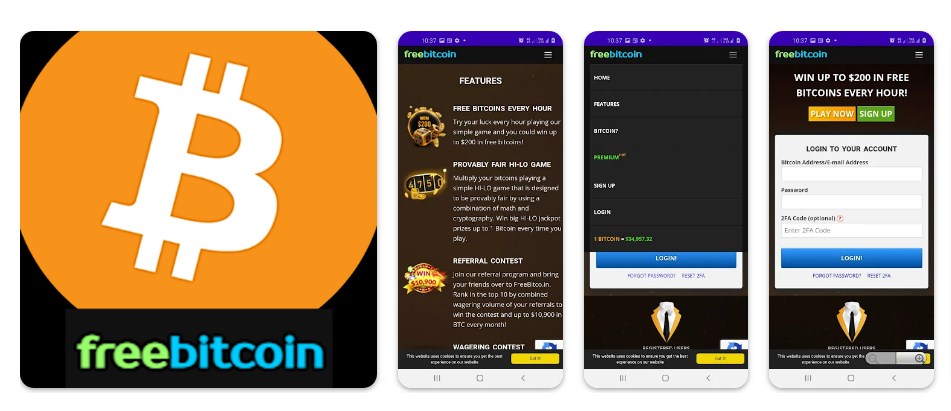 Freebitco.in - Aplikasi Mining Bitcoin Android Dengan Bermain Game