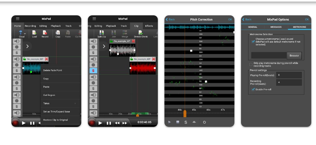 MixPad Multitrack Mixer – Aplikasi DJ Android Gratis Terbaik