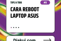 Cara Reboot Laptop Asus